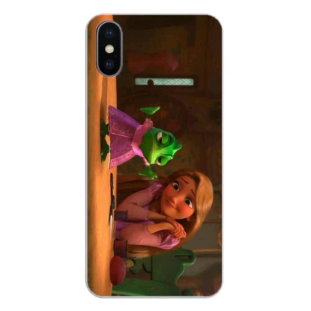 Tangled Rapunzel Chameleon Pascal Poster Silicone Phone Bag Case For Xiaomi Redmi 4X S2 3S Note 3 4 5 6 6A Por Pocophone F1 Mi |