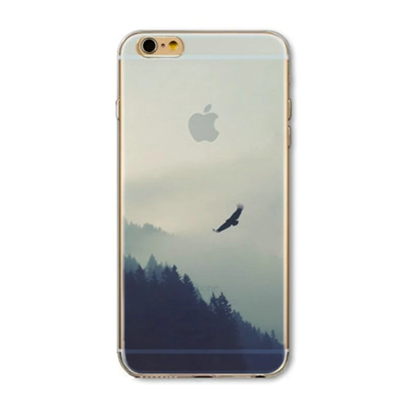 Мягкий силиконовый чехол для Apple Iphone6 прозрачный iphone 6 6S |