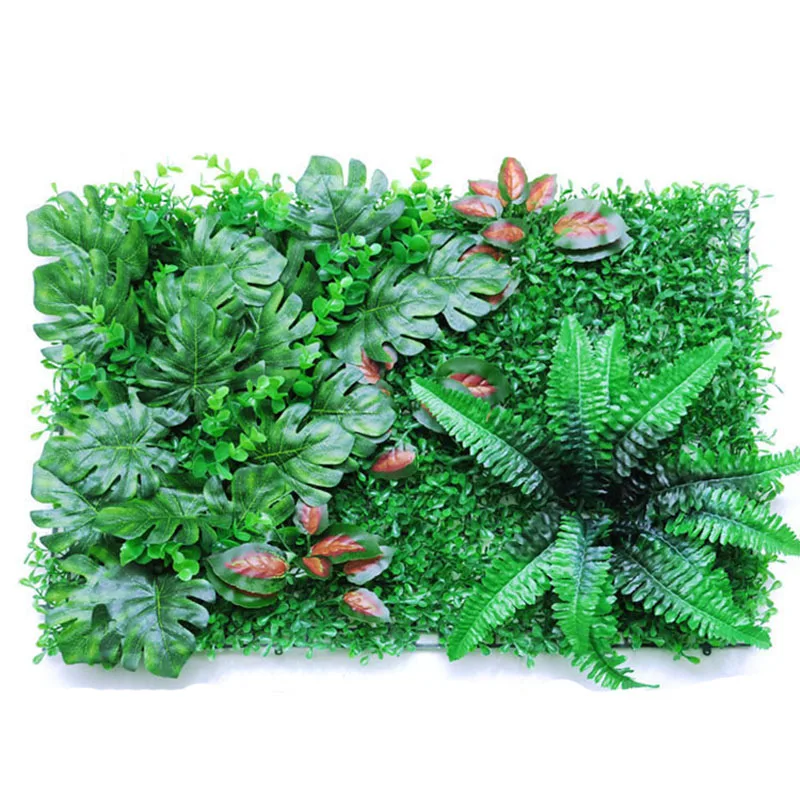 10 шт. поддельные искусственные растения травы настенная живопись для отеля