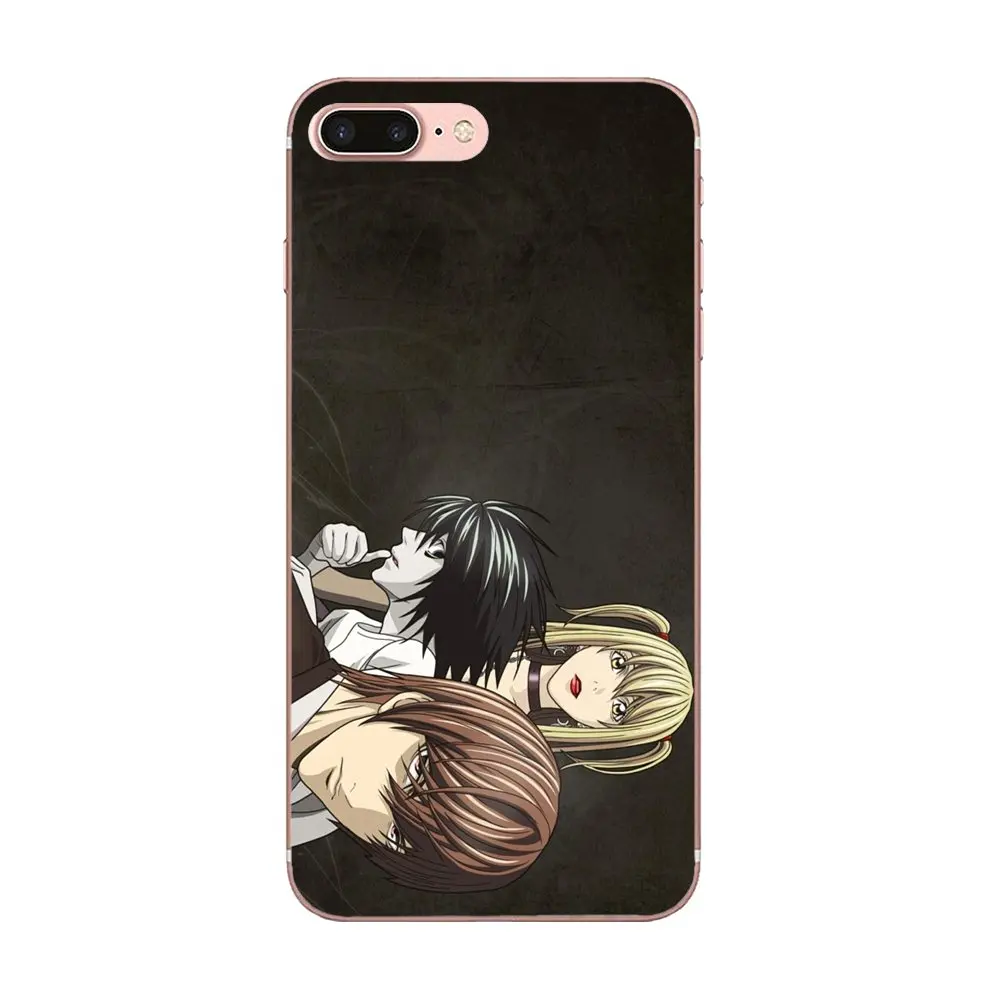 Чехлы из мягкого ТПУ с мангой Death Note для Xiaomi 3 4 Mi3 Mi4 Mi4C Mi4i Mi5 Mi 5S 5X 6 6X 8 SE A1 Max Mix
