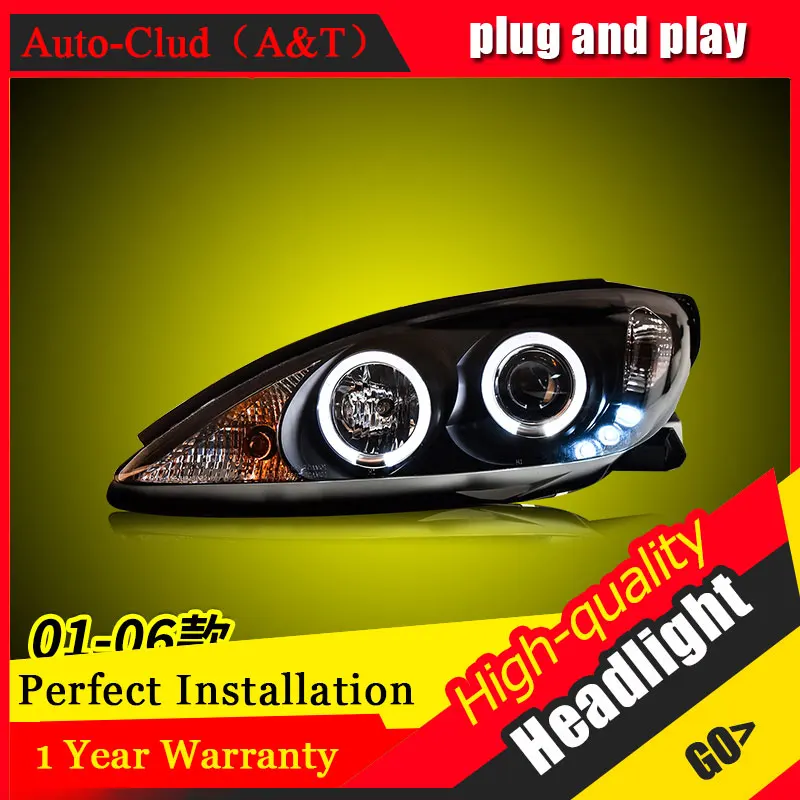 Автомобильный Clud автомобильный Стайлинг для Toyota camry фары 2001-2006 Светодиодные ДХО