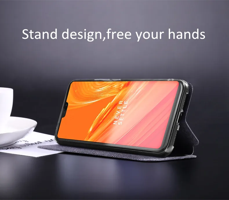 Чехол oneplus 6 1+ 6 откидная крышка силиконовый тканевый защитный чехол oneplus 6 capas kickstand MOFi чехол one plus 6