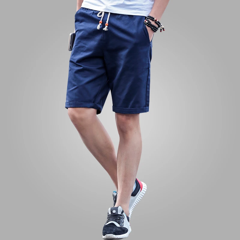 New Fashion Summer Casual Shorts Men cotton Style s bermuda beach Black Plus Size M-5XL short For Male |