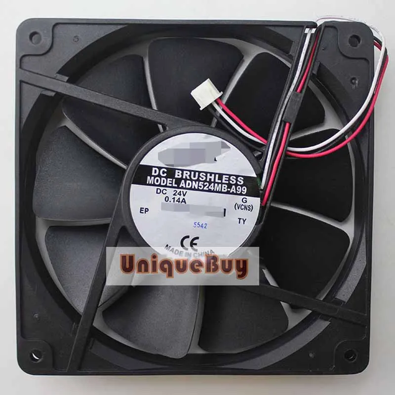 Для ADDA ADN524MB A99 135*135*25mm 24V 0.14A 3pin Вентилятор охлаждения процессорный кулер вентилятор радиатора|Кулеры и