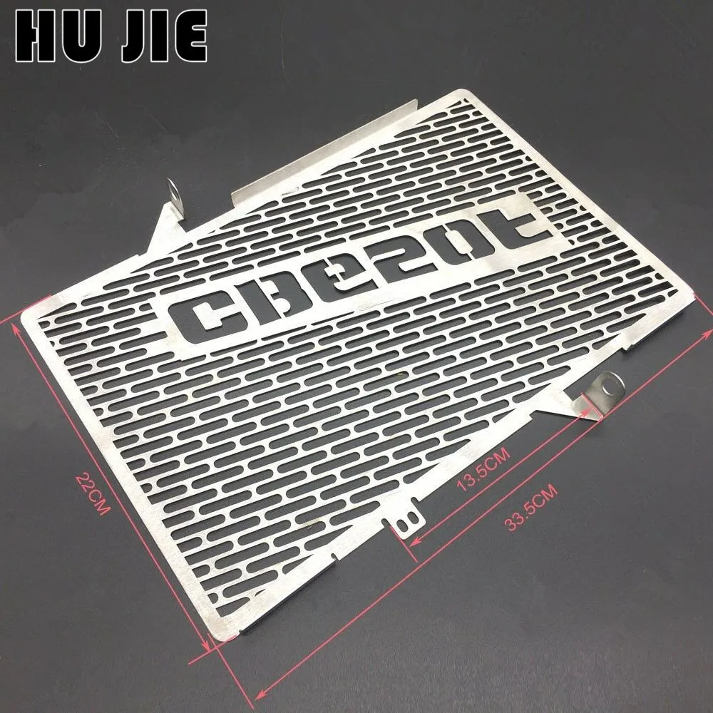 

Silver Motorcycle Accessories Radiator Guard Protector Grille Grill Cover For For Honda CB650F CB650 F 2015-2016 15 16