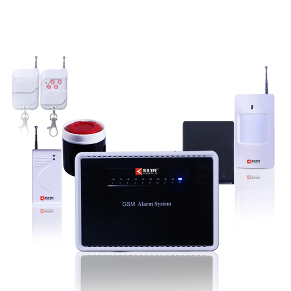 Беспроводная встроенная двойная антенна GSM сигнализация с синей задней крышкой |