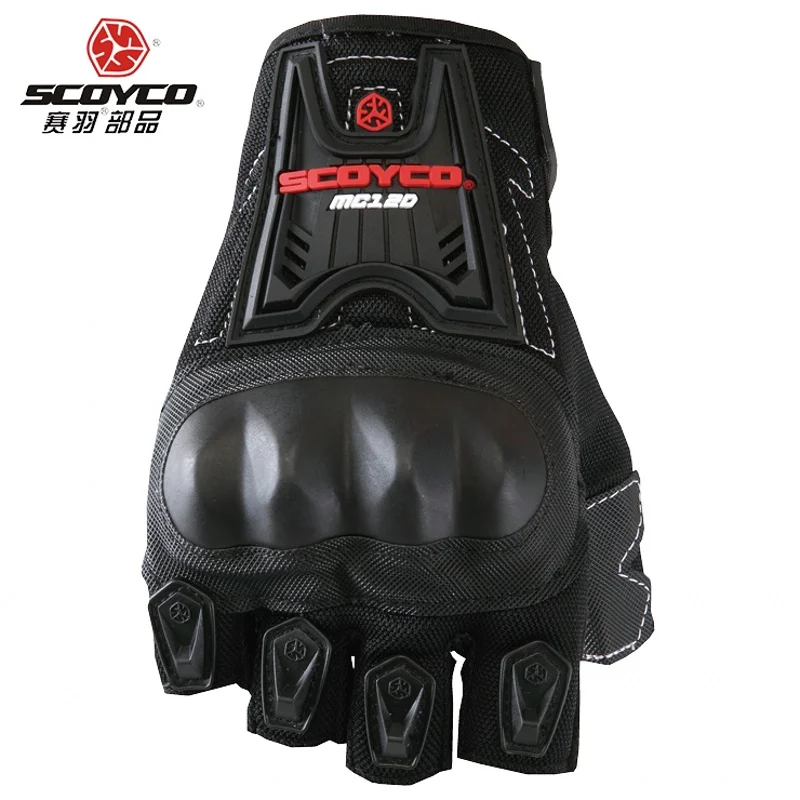Мотоциклетные перчатки дышащие носки рыцарские защитные перчатки Guantes Moto Luvas Alpine Мотокросс звезды Ганц мото - Цвет: half