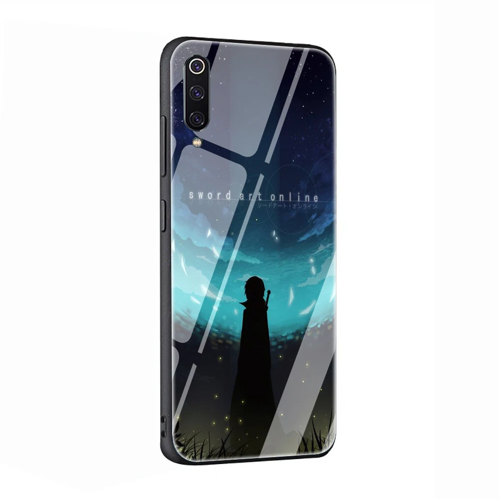 G3 Sword Art Online SAO аниме, чехол из закаленного стекла для телефона Xiaomi mi 8 9 A1 5X A2 6X Red mi 4X 6A Note 5 6 7 Pro Pocophone F1 - Цвет: G3
