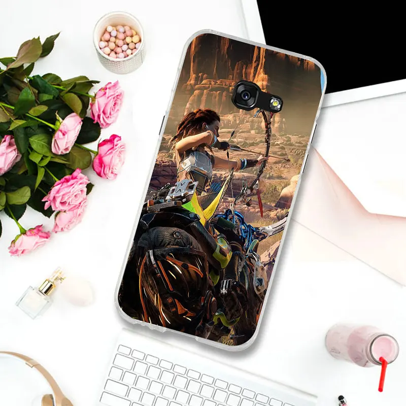 Aloy Horizon Zero Dawn Мягкий ТПУ прозрачный мобильный телефон чехлы для Samsung Galaxy A3 A5 A7 J3 J4 J5 J6 J7 J8