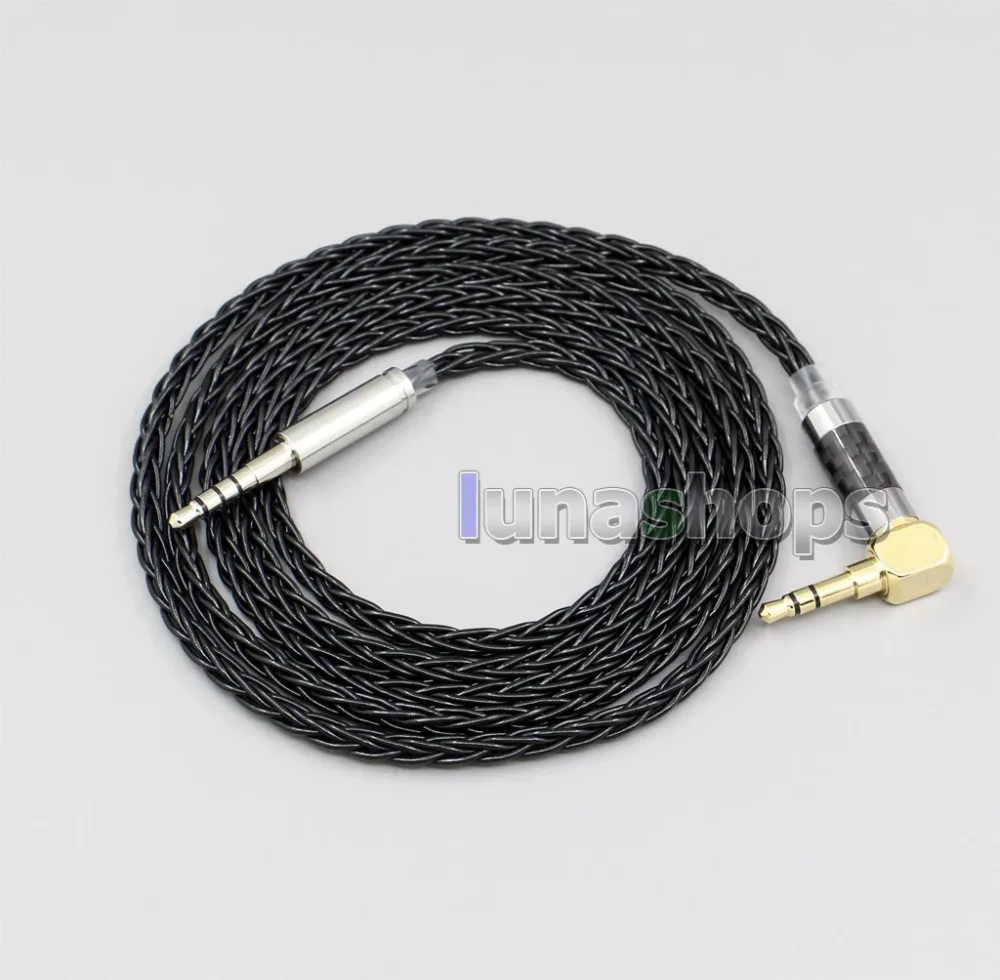 LN006337 XLR сбалансированный 3 5 мм 2 8 ядер посеребренный кабель для наушников Denon AH mm400