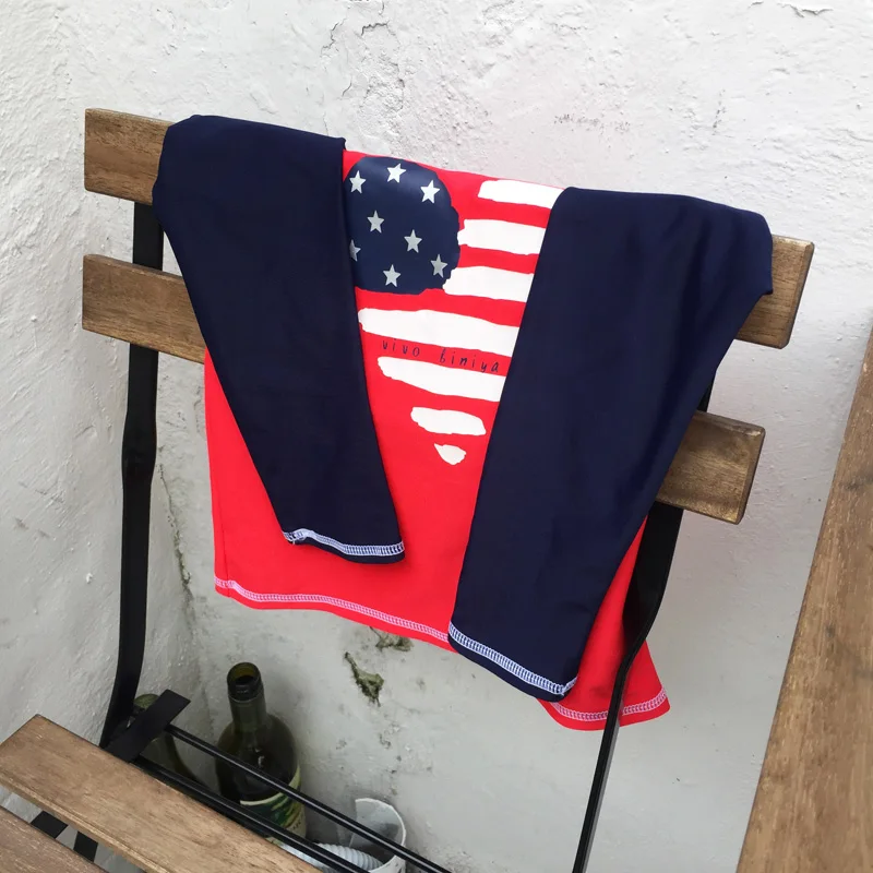 Детский комплект из 3 предметов для плавания девочек лайкры с защитой от солнца и