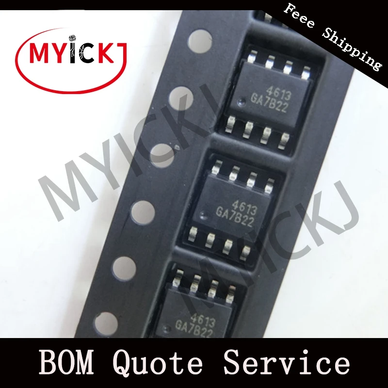10 шт. AO4613 микросхема MOSFET N/P CH 30 в 8 SOIC 4613|Светодиодные чипы| |