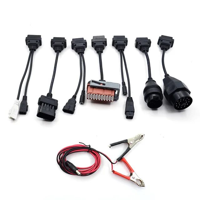 

For Wow Snooper Full Set 8 Truck Cables 8 Car Cables OBD2 Diagnostic Tool OBDII OBD 2 Connect Cable interface Scanner