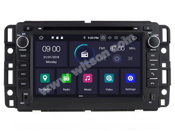 WITSON Android 10.0 Octa- core (Eight-core) 4G RAM 64GB CAR DVD PLAYER GPS For GMC YUKON/SUBURBAN/TAHOE/ACADIA car radio audio | Автомобили
