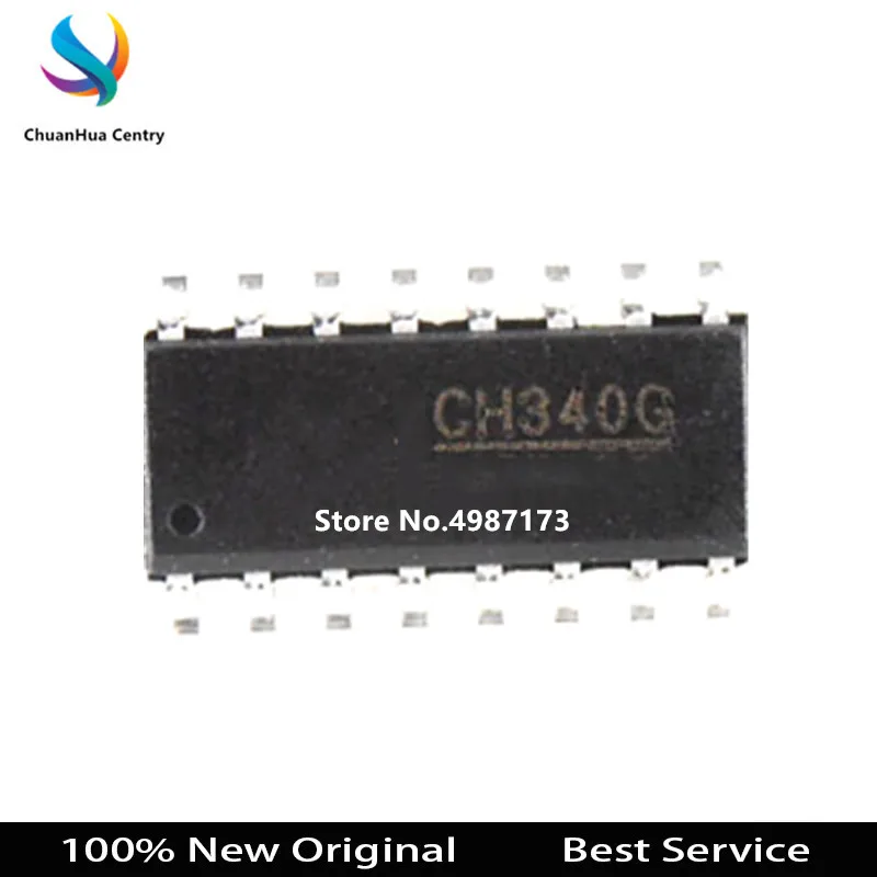 

5 шт./лот CH340G SOP16 USB-кабель серийный чип 100% Новый оригинальный цвет