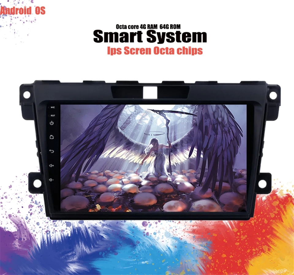 2DIN 9 &quotAndroid 10 0 автомобильный радиоприемник с навигацией GPS мультимедийный плеер