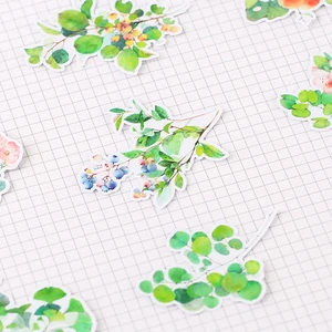 16 шт.упак. креативные милые ссамозакрывающийся крафт-Leafhopper Весенние листья Скрапбукинг Стикеры sдекоративные Стикеры вам возможность самостоятельно украсить свой телефон Ремесло фотоальбомы