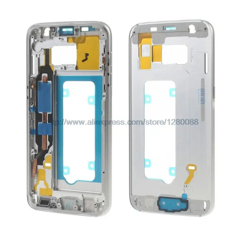 For Samsung Galaxy S7 Edge G935 G935F Mobile Phone Plate Middle Frame Housing Body Bezel Chassis with Side Buttons | Мобильные