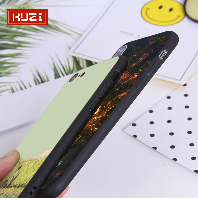 Силиконовый чехол для Iphone X XS XR Max 8 7 6 6S Plus DIY на заказ | Мобильные телефоны и