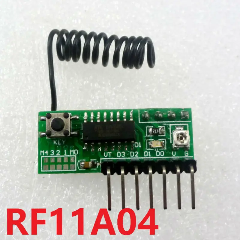 RF11A04 3 5V 433MHz 4Ch модуль декодирования беспроводной Радиочастотный приемник для EV1527