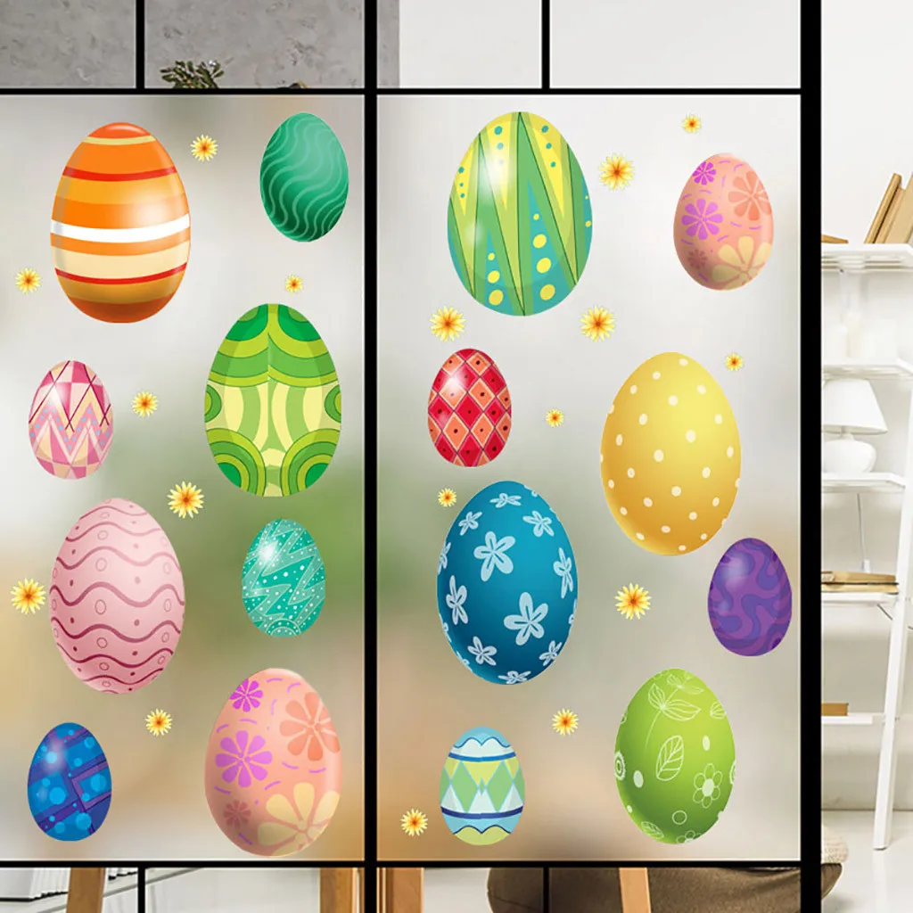 Мультфильм яйцо Настенная Наклейка для детской комнаты макет фона наклейки