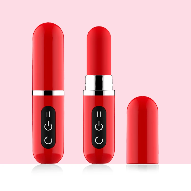 Мини Губная помада вибратор USB зарядка пуля Стимулятор клитора эротический