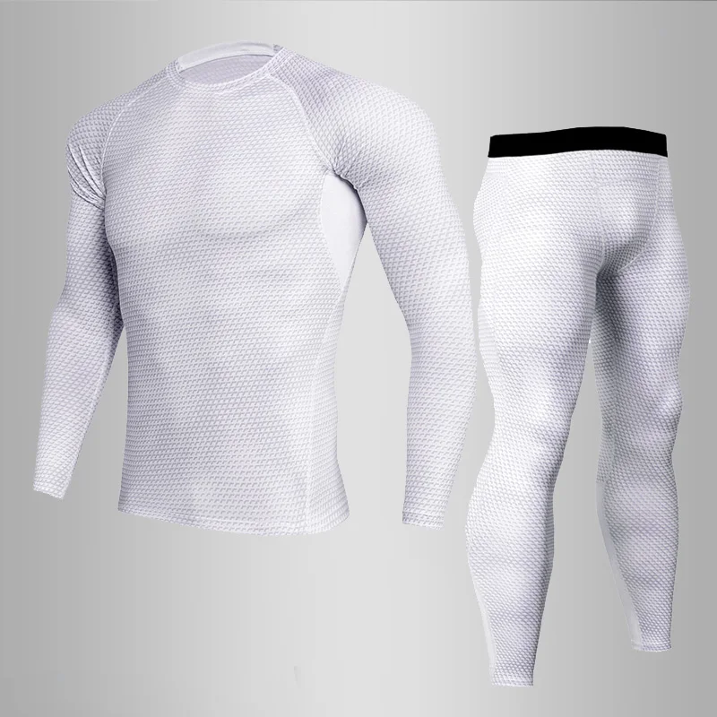 Новый комплект термобелья MMA3D с принтом Мужская компрессионная рубашка мужское