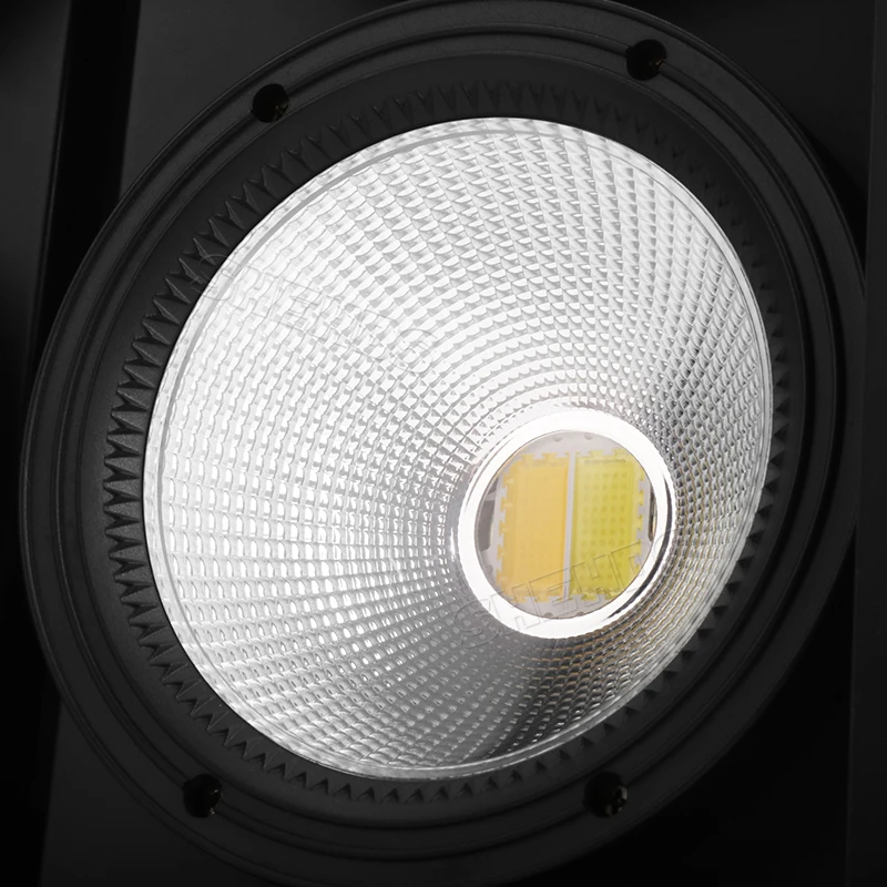 DMX Dimmering 4x100 Вт COB Blinder Light Светодиодная лампа 4 глаза холодный белый/теплый белый Wash