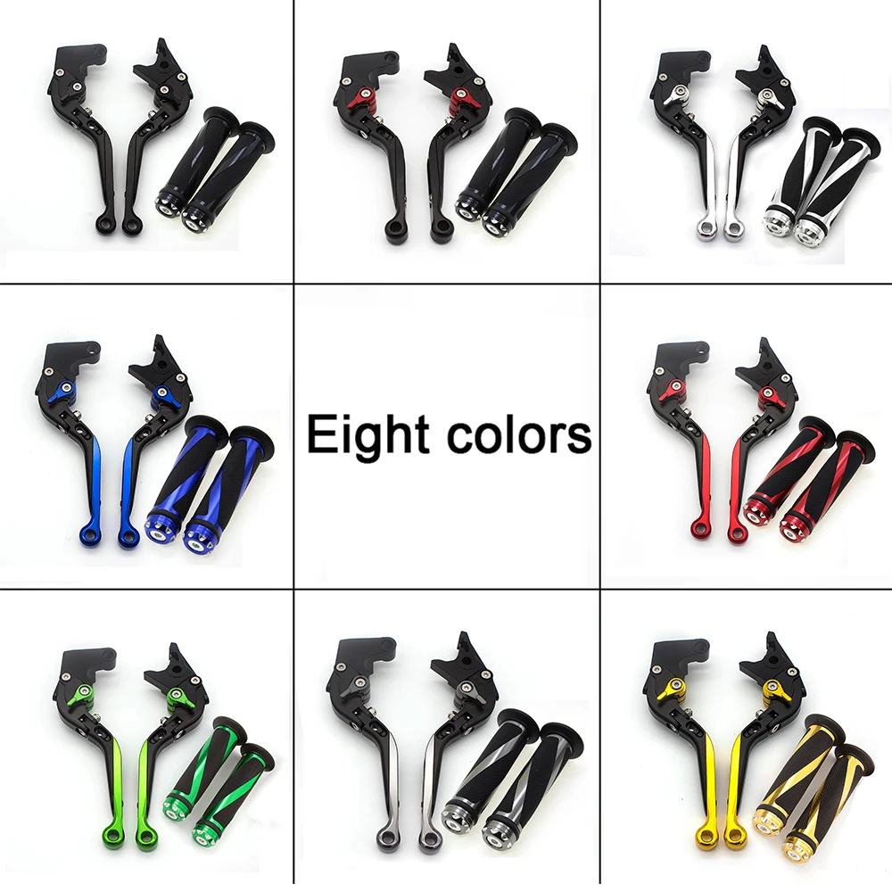 

For Kawasaki ZZR400 (ZX400N) ZZR 400 93 - 99 Fold Extend Motorcycle Brake Clutch Levers & Handle Grips For ER-5 ER5 1998 - 2003