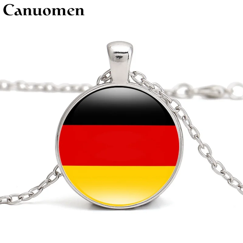 Canuomen, Германия, кулон в форме флага, ожерелье, Центральная Европа, страна АВСТРИЯ, Польша, Чешская Республика, Словакия, любовь, город, Женские Ювелирные изделия