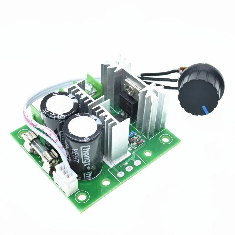CCMHC DC 12V~ 40V 400W 10A Регулируемый контроллер скорости двигателя постоянного тока ШИМ контроллер 13 kHz Регулируемый Модуль привода