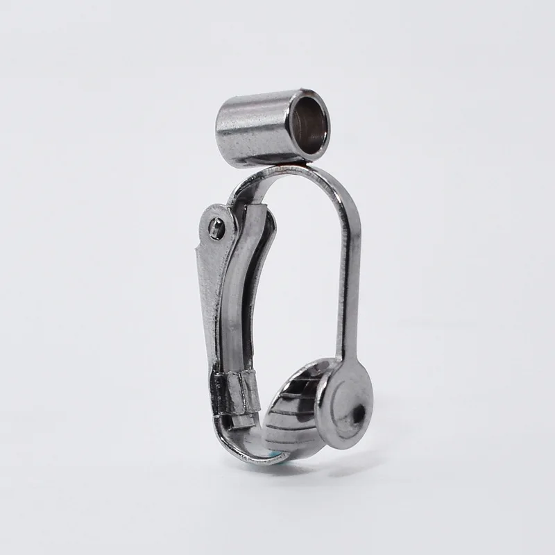 Earrings Adapter Stainless Steel Non-pierced Clip Back on Converters Earring Settings DIY Findings NO Fade | Украшения и