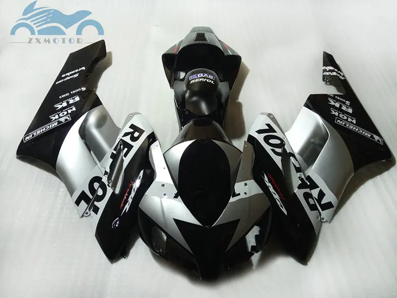 Carenado de inyección personalizado para motocicleta, kit de carenados de plata repsol CBR1000RR 04 05, piezas de recambio para HONDA 2004, 2005, CBR1000 RR