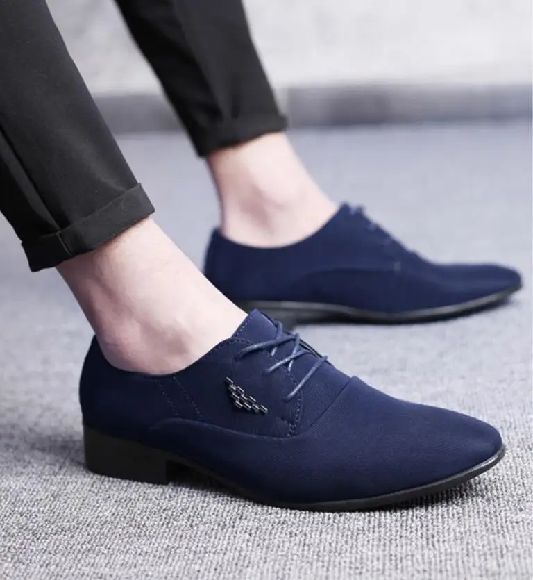 Мужские модельные туфли в итальянском стиле свадебные дышащие повседневные