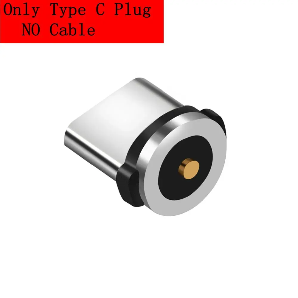 For Type C Plug MOOJECAL, магнитный кабель для подключения к сети Тип C Micro USB C 8 pin адаптер быстрой зарядки телефона Microusb магнит Зарядное устройство Шнур вилки - Тип штекера: For Type C Plug