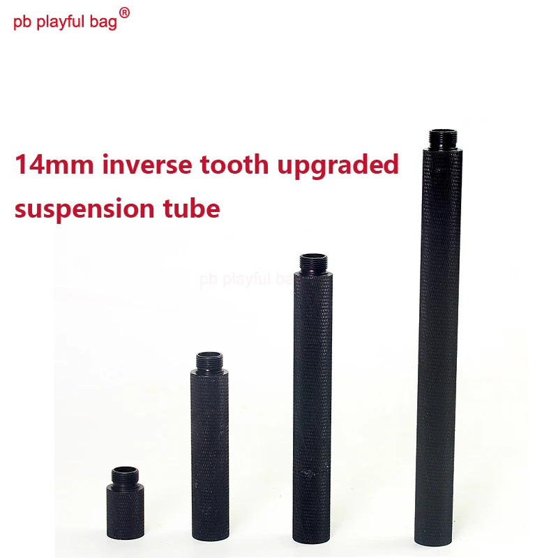 

Outdoor 14mm inverse tooth upgraded split knurled suspension pipe concave convex pipe water bullet modification accessories PA14