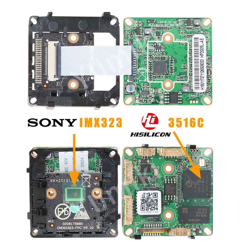 H.265 3MP 2048*1536 пикселей Hi3516C + SonyIMX323 1/3 &quotинтеллектуальный анализ IP Сетевая камера