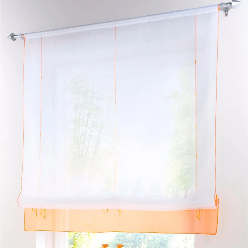 1 шт. Liftable Roman Shades Rod карманная лента кофейная римская занавеска LivebyCare белая