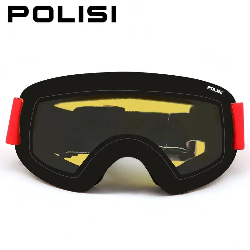 Профессиональные зимние лыжные очки для сноуборда двухслойные линзы
