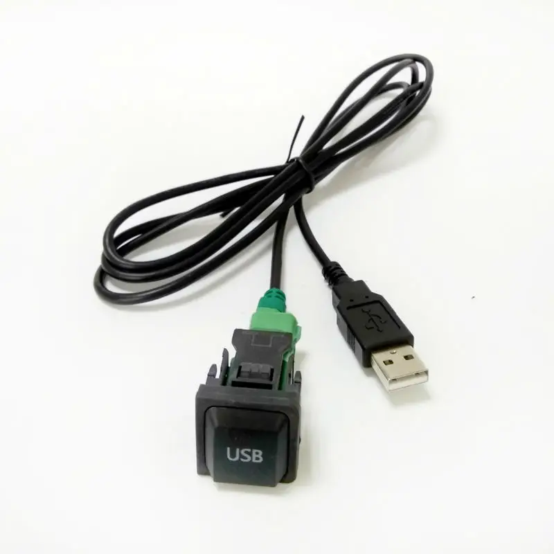 12 В автомобильный радиоприемник CD плеер USB Кнопка Переключатель конвертер кабель