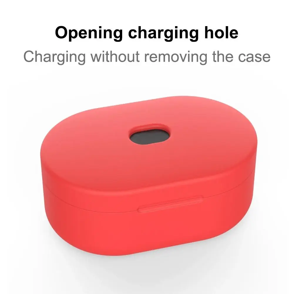 Силиконовый противоударный чехол для Xiaomi Redmi Airdots гибкий комплексный защитный с