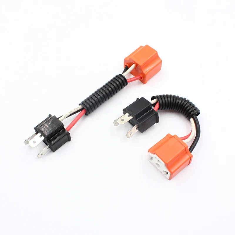 FSYLX 2 шт. H4 керамический Женский к гнезду держатель провода Жгут кабель адаптер