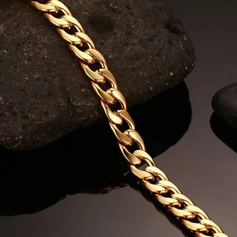 Meaeguet классические мужские кубинские браслеты с цепочкой и звеньями вечерние