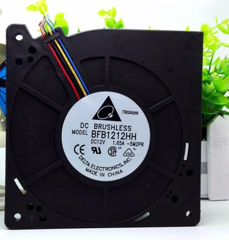 

Delta BFB1212HH 12CM 12032 DC 12V 1.65A 4-pin 4 Lines Blower Server Inverter Cooling Fan