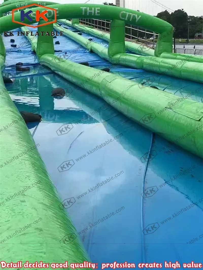 Рекламная длинная надувная водная горка для города|water slide|water inflatable slideinflatable water