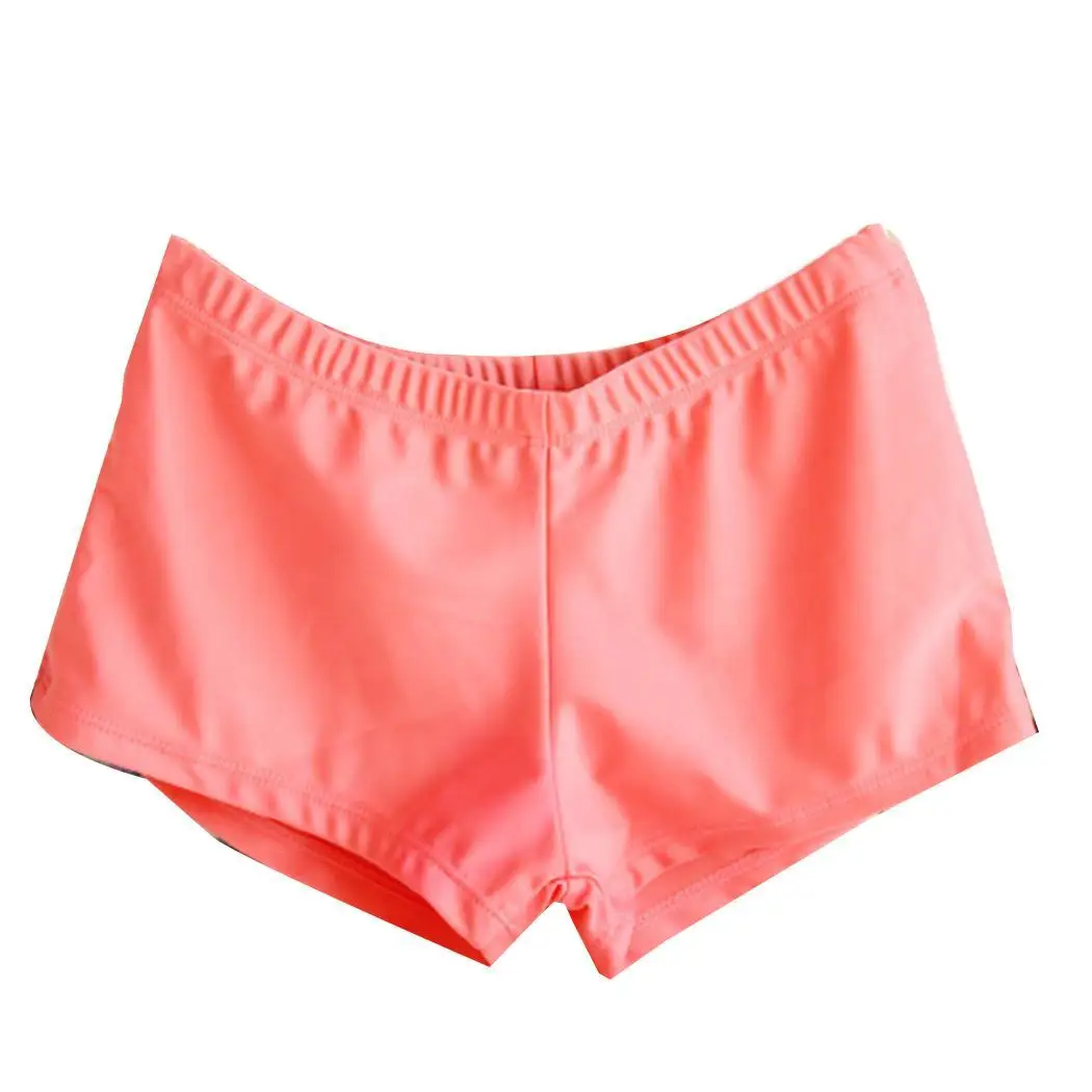 Женские летние однотонные шорты с эластичной резинкой на талии для плавания |