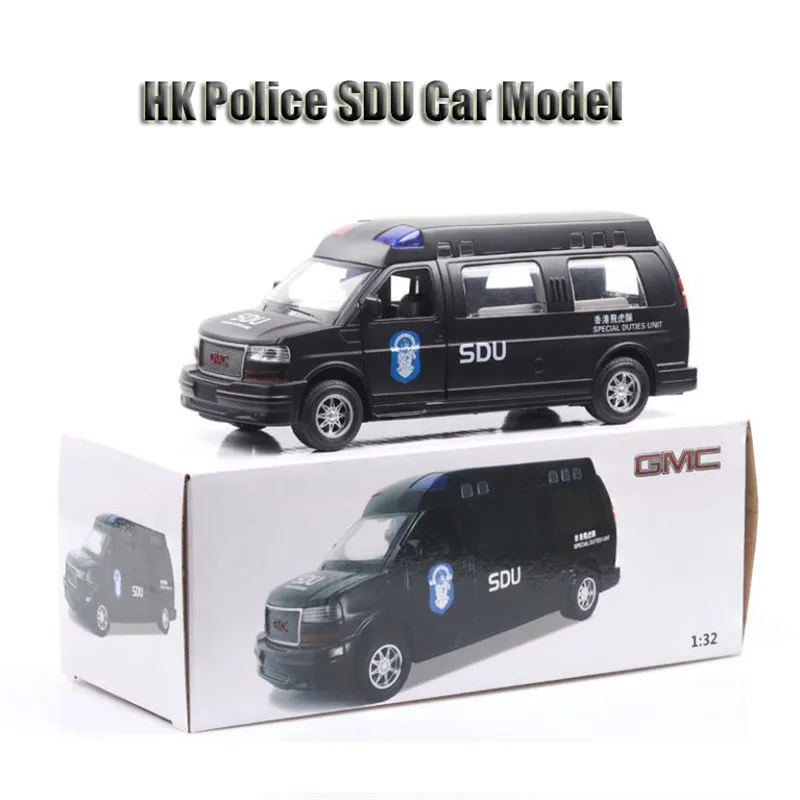 1:32 игрушечный автомобиль HK Police SDU металлическая игрушка сплав Diecasts &amp Toy