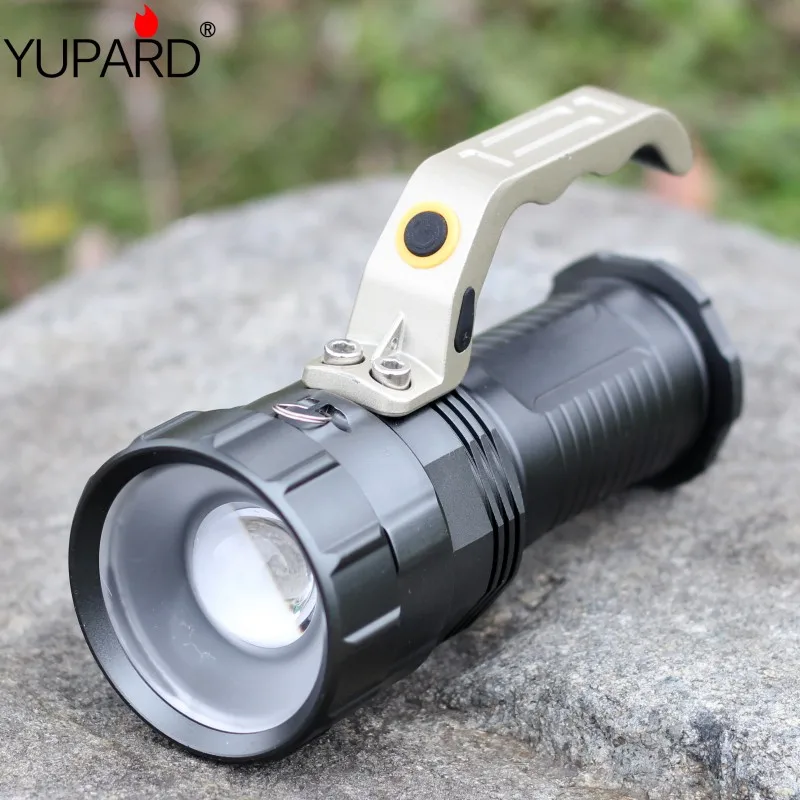 Yupard XM-L2 светодиодный фонарик T6 светодиодный масштабируемый фонарь 18650 прожектор фонарь фокус прожектор заряжаемый портативный фонарик