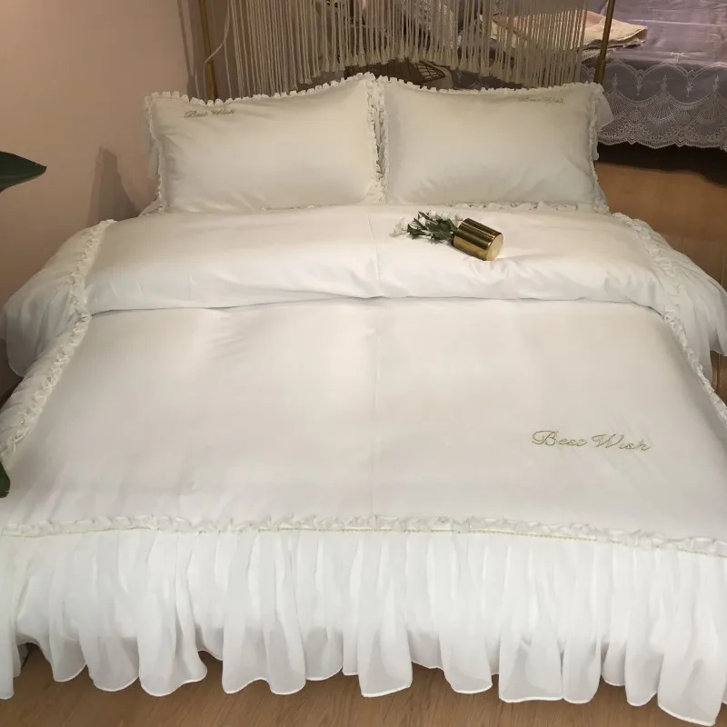 Комплект постельного белья 2018 года во французском стиле комплект из белого и