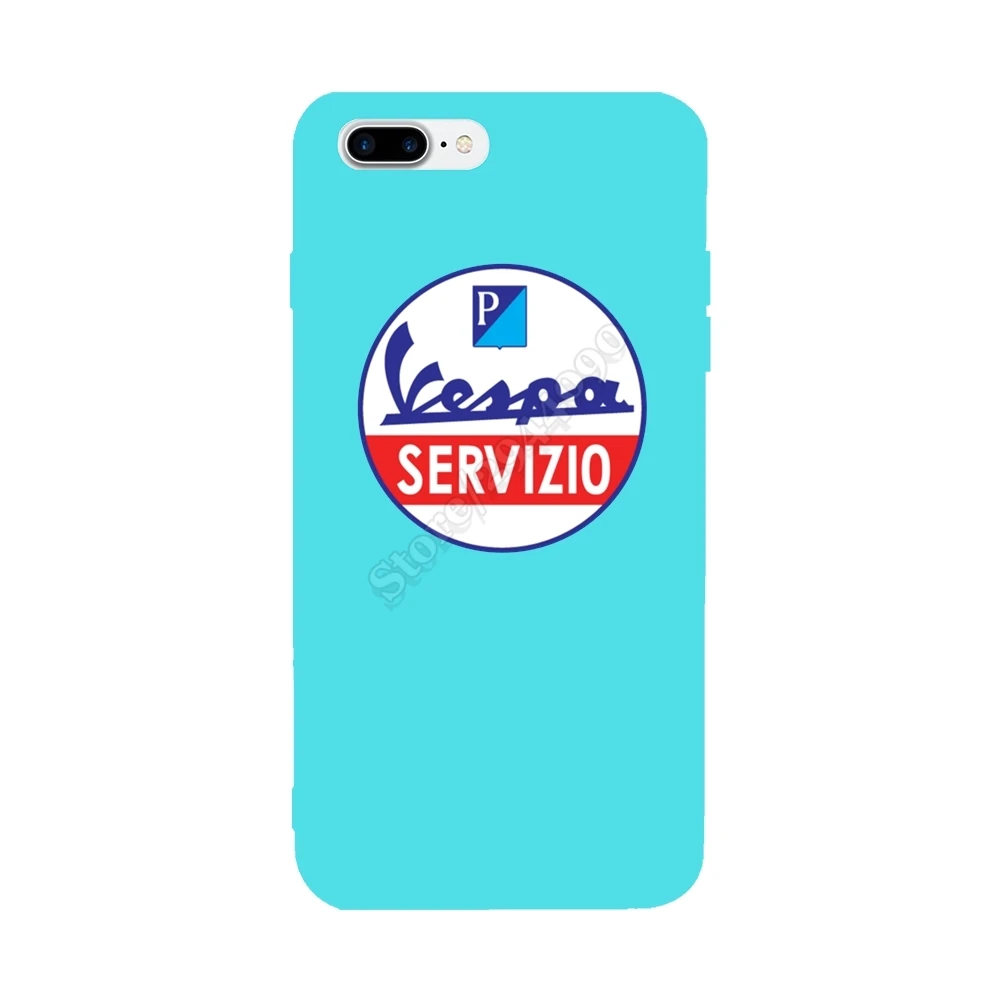 Персонализированные Vespa логотип для Iphone 6 S 7 8 Plus Чехлы хороший Защитные чехлы х